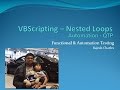 31 VB Scripting Nested Loop