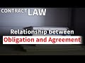 Contract Law - Relationship between Obligation and Agreement