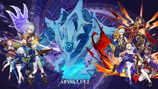 5.1/5.2 Spiral Abyss Floor 12 with Physical Razor and Overload Dehya