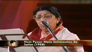 Hum Pyar Mein Jalnewalon Ko Lata Mangeshkar Live Shradhanjali Concert Full HD