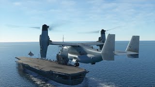 Microsoft Flight Simulator | Sea Trials in the Miltech Simulations MV-22B Osprey