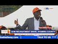 KIMEUMANA! Listen what Kisii Governor Simba Arati told Ruto today after he send police to arrest him