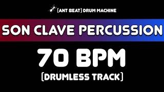 70 bpm Son Clave Percussion Drumless Track