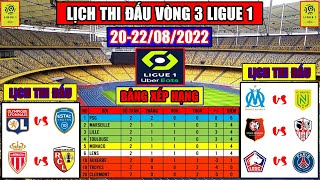 Lịch Thi Đấu Bóng Đá Ligue 1 Vòng 3 | Lille Đại Chiến PSG | Bảng Xếp Hạng Mới Nhất