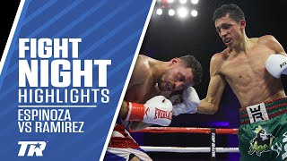 Rafael Espinoza Upsets Robeisy Ramirez To Win World Title In Fight Of the Year | FIGHT HIGHLIGHTS