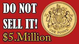 1983 ONE POUND COIN UNBELIEVABLE VALUE WORTH $5.Million