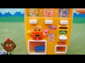 アンパンマン ねんど おもちゃアニメ anpaman juice vending machine ＆ play doh clay anpanman toys 自動販売機 ジュースちょうだい