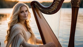 Most Beautiful Ambience 😌 Relaxing Harp Music 😌 Heavenly Instrumentals