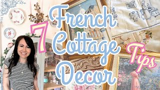 FRENCH COTTAGE DECORATING: 7 TIPS! 💐 Parisian Style on a Budget | Spring Home De