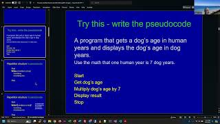 Programming in Python - Unit X Part 1 - Problem Solving, pseudocode, flow chart shapes - Fall 2024
