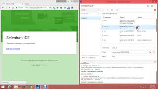 Make automation scripts in selenium ide