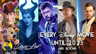 Every DISNEY MOVIE Until 2023 Announced (including Marvel, Star Wars, Indiana Jones, Remakes)