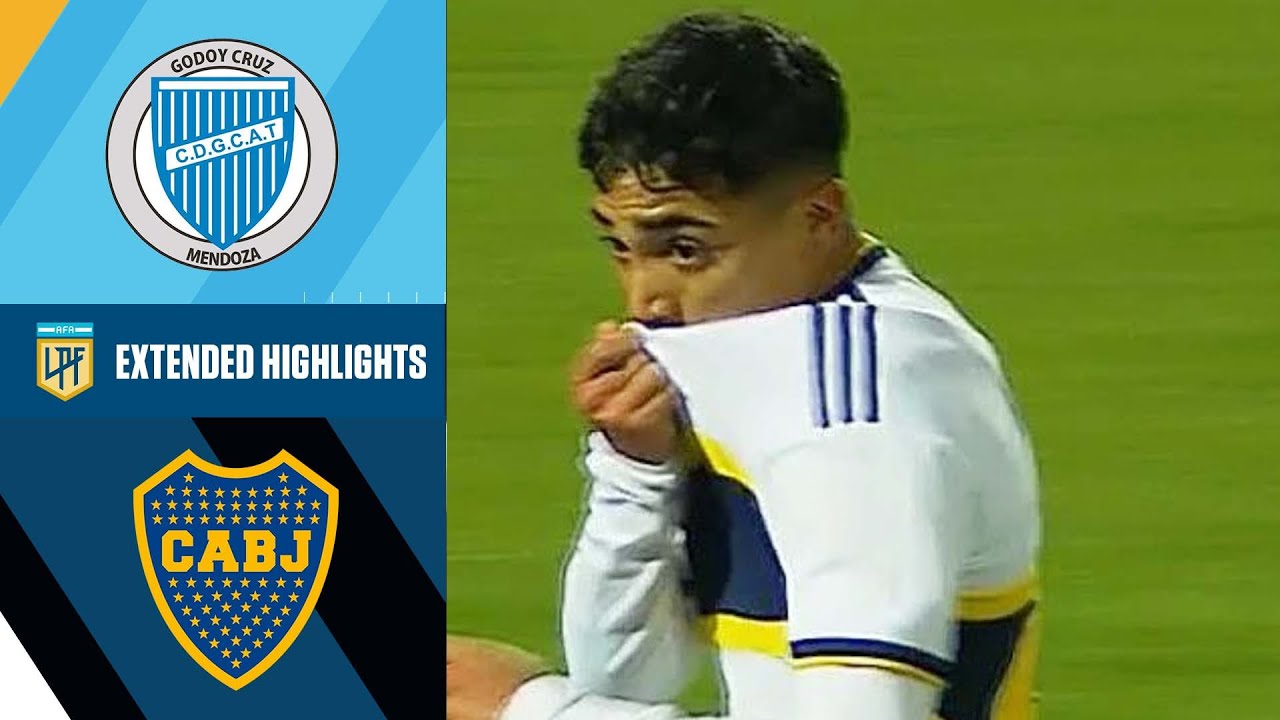 Godoy Cruz Vs. Boca Juniors: Extended Highlights | Argentina LPF | CBS ...