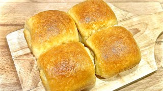 สวนครัวแจกสูตร ขนมปังแพ สูตรนวดมือเนื้อนุ่มหนึบ | dinner rolls |