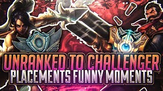 Tarzaned | UNRANKED TO CHALLENGER | PRESEASON JUNGLERS | PLACEMENTS FUNNY MOMENTS
