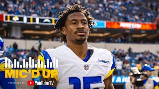 "TURBO TUTU!!" | Rams WR Tutu Atwell Mic'd Up Against The Chargers In Week 17