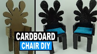 How to Make Miniature Cardboard and Paper Mache Chairs