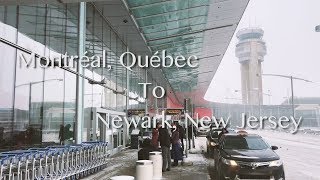 Flying From Montréal To Newark