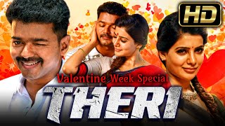 Theri (Valentines Week Special) Tamil Action Romantic Hindi Dubbed Movie | Samantha, Amy Jackson