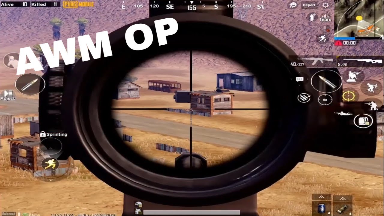 AWM Op PUBG Mobile Gameplay - YouTube