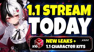 INSANE 1.1 LIVESTREAM TODAY!! NEW LACRIMOSA FULL KIT + CHAOS FIRST LOOK + FREE REDEEM CODES?! - NTE