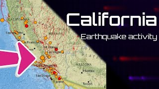 Elevated Earthquake activity in Southern California. Massive sunspot complex on the Sun. 4/18/2024