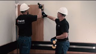 SnapCab Elevator Vertical Wall Panel Installation