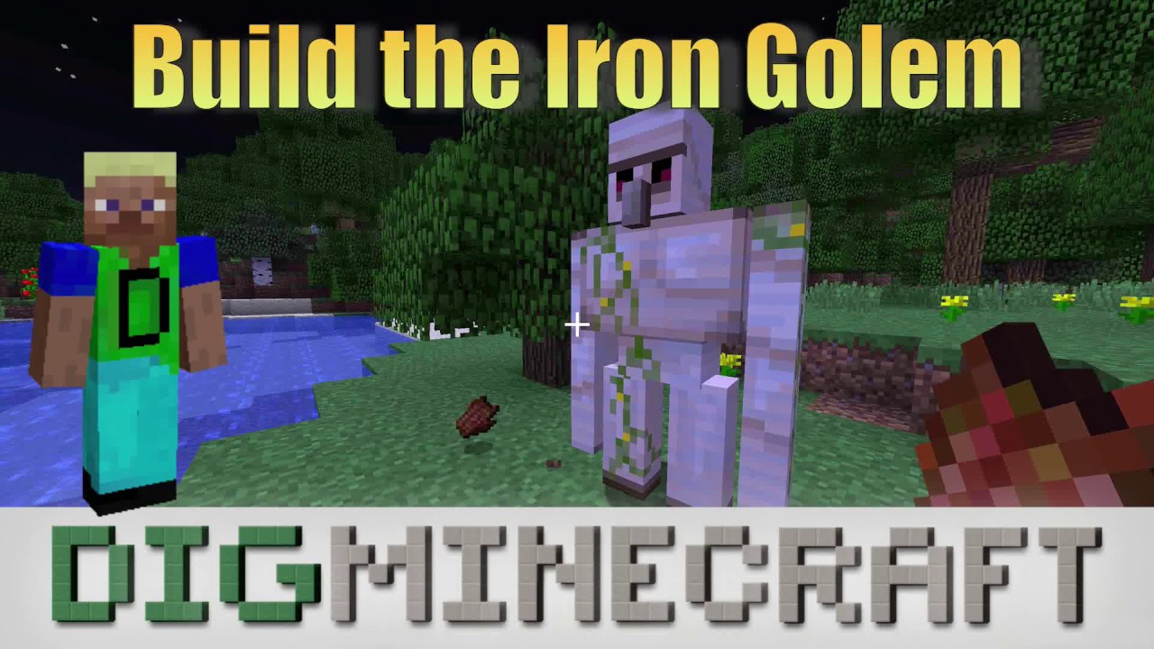 Iron Golem Minecraft Crafting