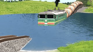 Trains vs Deep Water – BeamNG.Drive