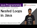 Nested Loops in Java || Lesson 25 || Java Programming || Learning Monkey ||