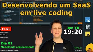 Dia 01 - Iniciando um projeto do zero em live coding #TypeScript #nodejs #vim