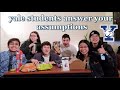 Yale Students Read Assumptions About Yale and the Ivy League