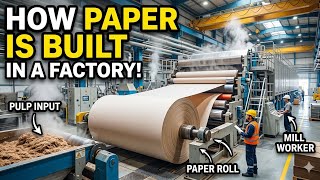 How Paper Is Actually Made: Inside a Modern Paper Mill