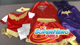 DC Super Hero Girls Batgirl, Supergirl \u0026 Wonder Woman Costumes from Rubies