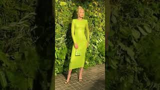 Gigi Hadid at the British Vogue × self portrait  summer party at Chiltern Firehouse in London #short