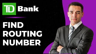 TD Routing Number | TD Bank ABA Routing Number | TD International Wire Transfer Code Swift Code