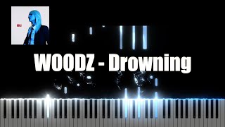 WOODZ - Drowning | Piano Sheet | Piano Tutorial