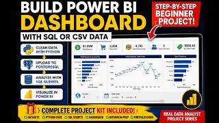 Build a REAL Data Analyst Project | Python, SQL & Power BI Dashboard