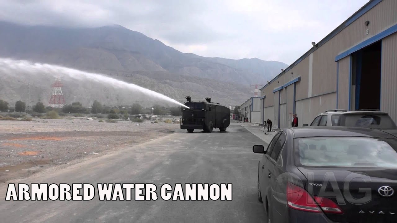 Armored Anti Riot Water Cannon Trucks By IAG - YouTube