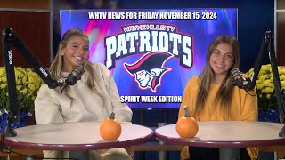 WHTV News for Friday November 15, 2024