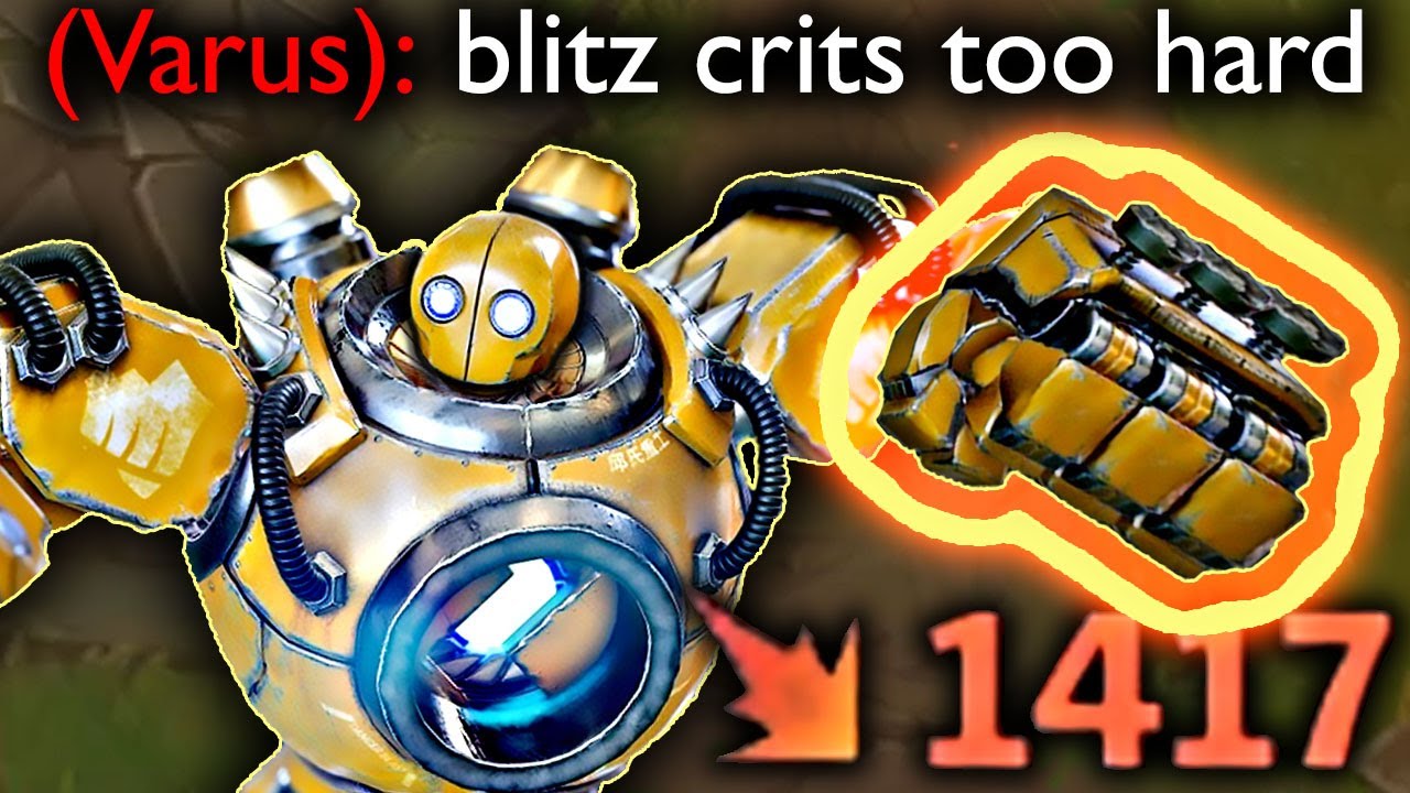 FULL CRIT BLITZCRANK IS NEW META - YouTube