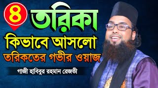 ৪ তরিকার রহস্য😮তরিকা কিভাবে আসলো | হাবিবুর রহমান রেজভী কিশোরগঞ্জ | Habibur Rahman Rezvi Kishoreganj