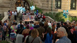 Vigil for 3-year-old found dead in Lowell pond