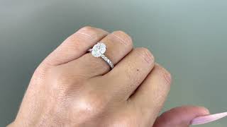 #gia  2.01ct #ovaldiamond  #diamond  14K White Gold #engagementring  #Ring (WD Magr 01)