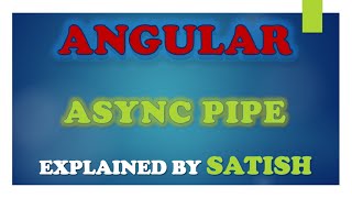 #angular Angular | Async Pipe in Angular | How to user Async Pipe In Angular #async #pipe