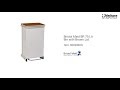 Bristol Maid BR 75 Ltr Bin with Brown Lid BR090BRN