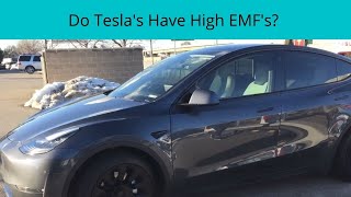 HOW HIGH ARE THE EMF's IN A TESLA?