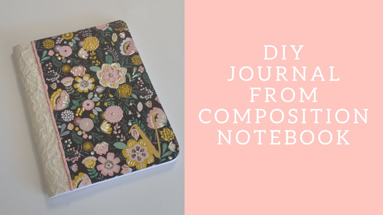 Diy Composition Notebook Journal Youtube
