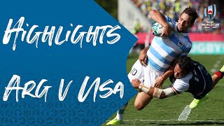 Highlights: Argentina 47-17 USA - Rugby World Cup 2019