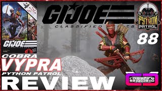 cXc G.I. Joe Classified Series #88 Cobra VYPRA Python Patrol Target Exclusive Figure Review